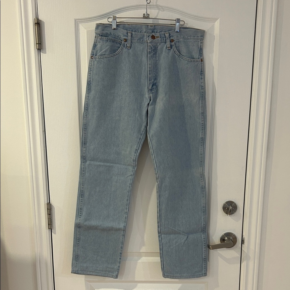 Wrangler Men's Jeans Light Blue 33x32